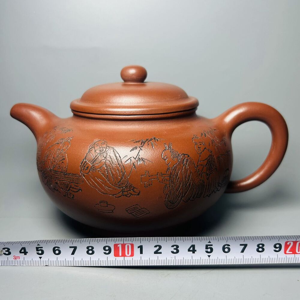 Vintage Chinese Yixing Purple Clay Teapot Zisha Ceremony Teaware Collection Rare