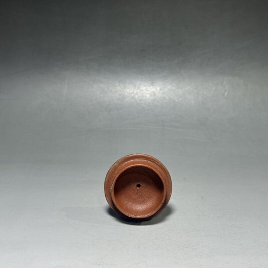 vintage chinese yixing purple clay teapot zisha ceremony carving Collectible art