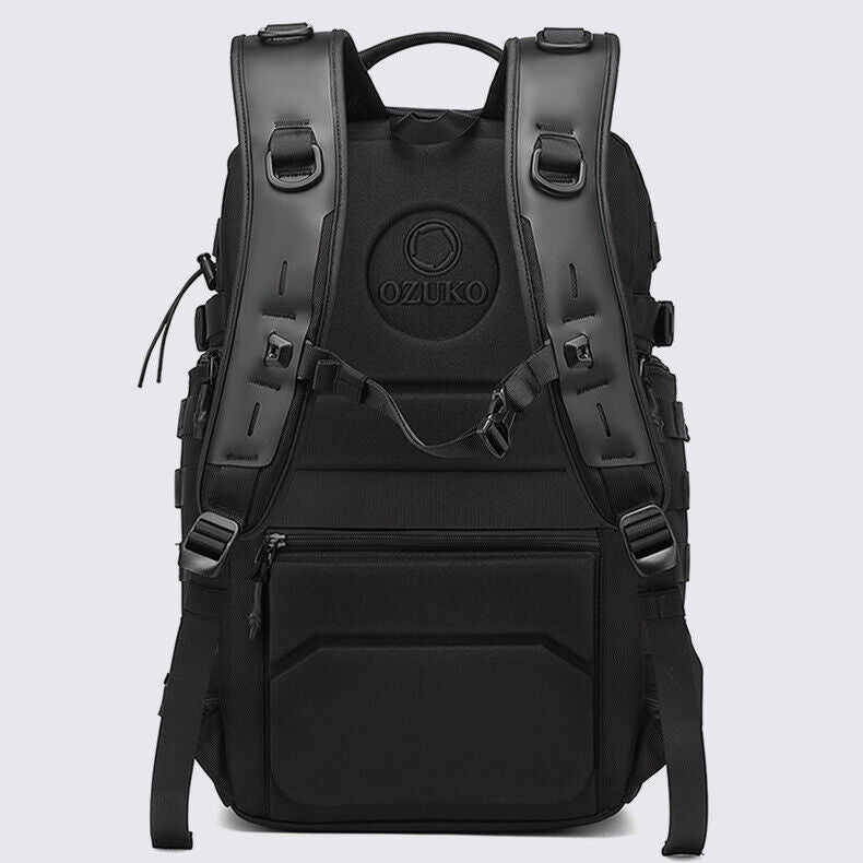 OZUKO Men's Backpack, Waterproof Oxford Large Travel Bag, 15.6" Laptop Backpack