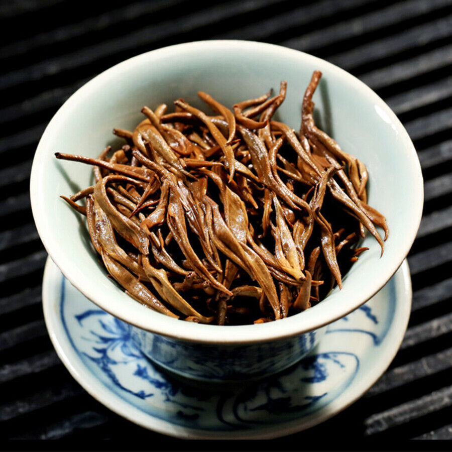 250g Yunnan Balck Tea Fengqing DianHong Huang Jin Luo Healthy Drink Loose Leaf