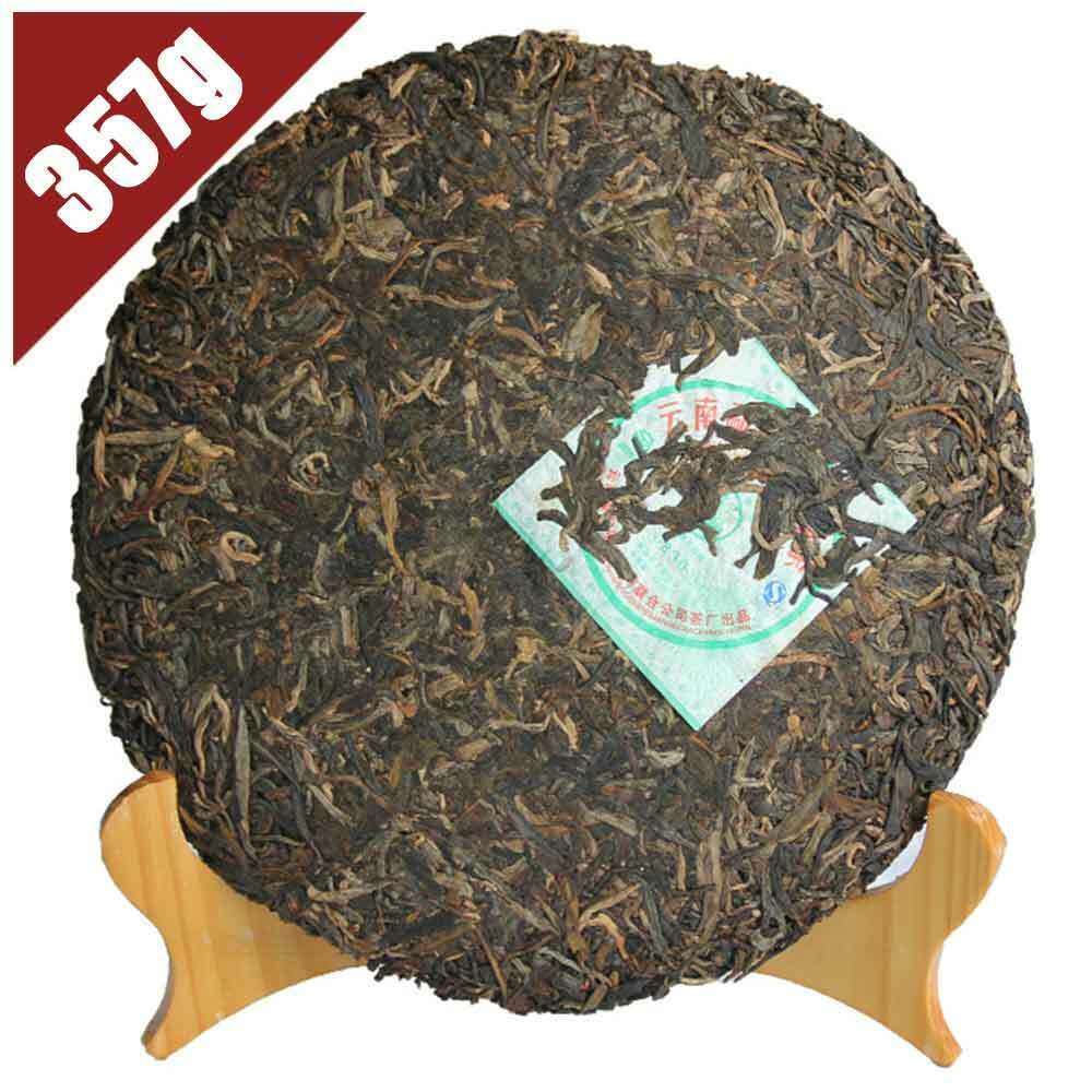 Ba Jiao Ting 0830 Raw Pu-erh Tea Cake Yunnan Menghai Shen Sheng Puer 357g