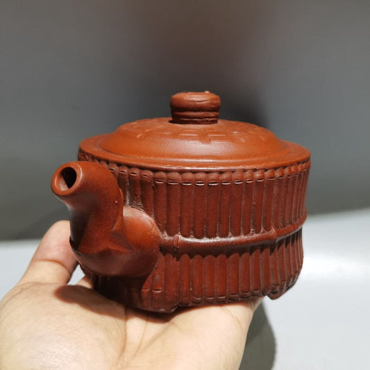 Vintage Chinese Yixing Purple Clay Teapot Zisha Ceremony Fashion Gift Teaware