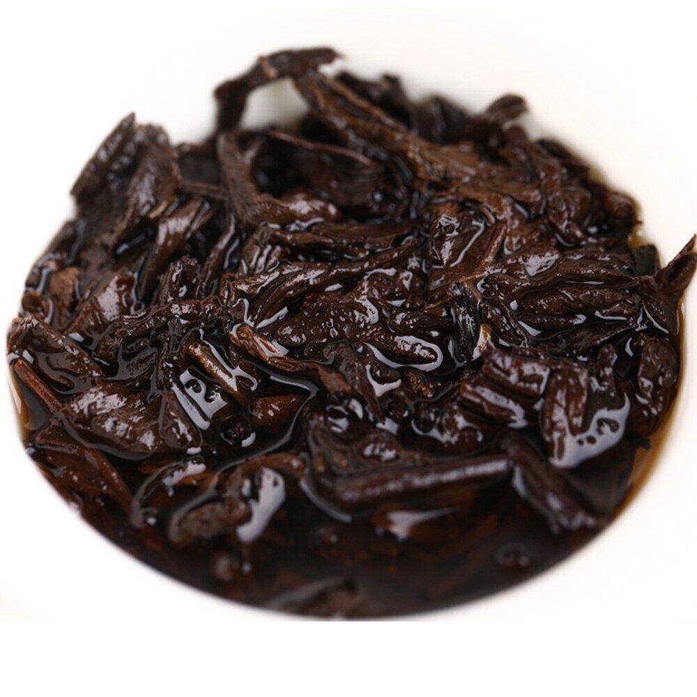 Mature Puerh Tea 2020 Haiwan Blazing Sun Chinese Tea "Jiao Yang" Shu 357g-