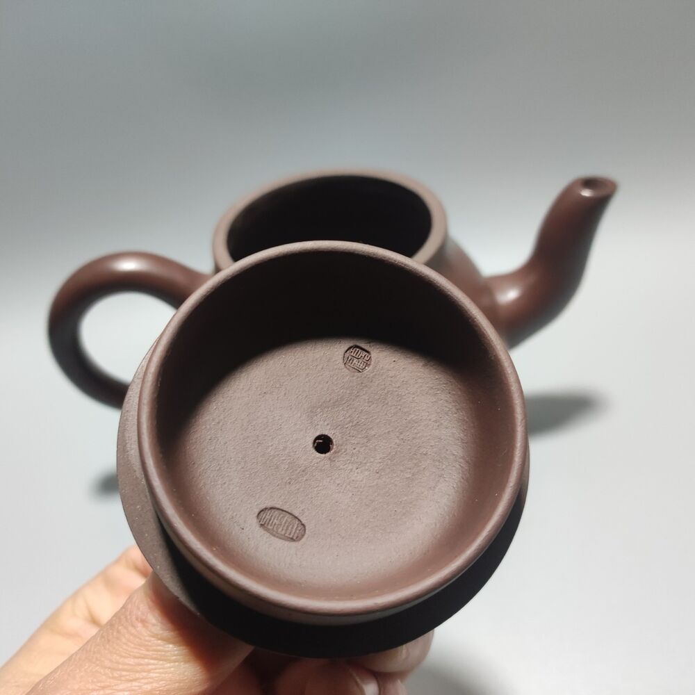 Vintage Chinese Yixing Purple Clay Teapot Zisha Ceremony Collection Rare Large