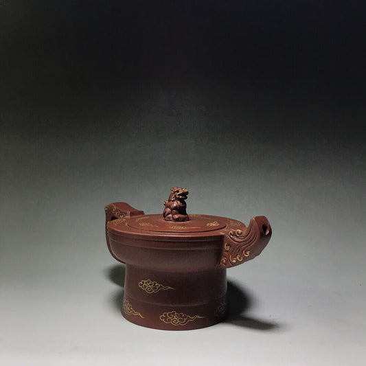 vintage chinese yixing purple clay teapot zisha ceremony teaware collection rare