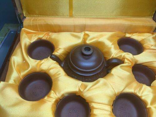 Chinese Yixing Zisha Clay Handmade Exquisite Teapot(佛韵 底款:徐汉棠)