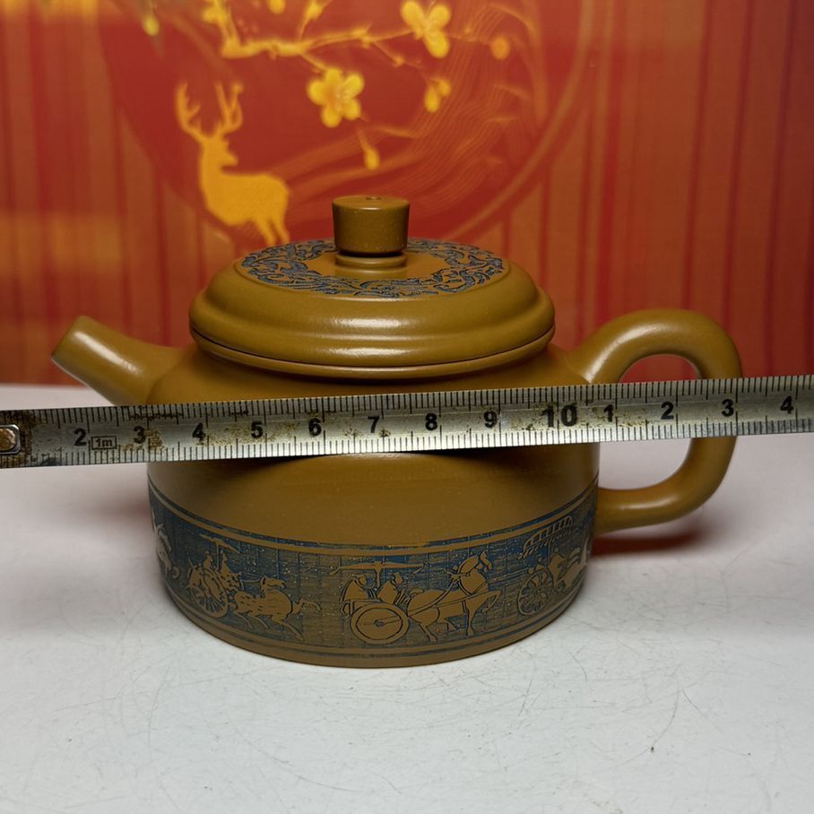 Vintage Chinese Yixing Purple Clay Teapot Zisha Ceremony Gift Teaware Exquisite