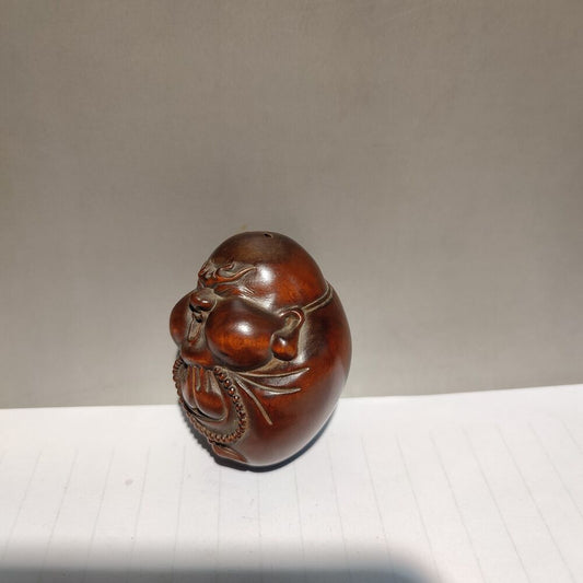 vintage car buddha statue carving wooden sculptures home decor carved figurine