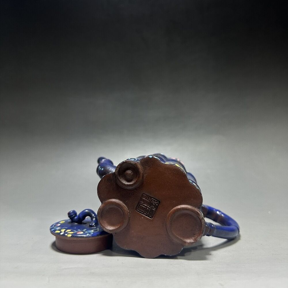 vintage chinese yixing purple clay teapot zisha ceremony teaware collection rare