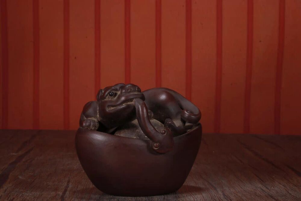 Beautiful chinese tea pet dragon pixiu zisha Clay Fun Gongfu mini Wealth yixing