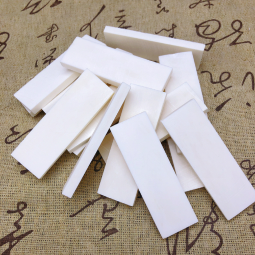 10pcs Various Sizes Natural Buffalo Bone Flat Blank Slice Description