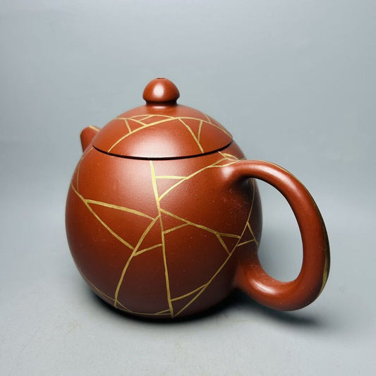 Vintage Chinese Yixing Purple Clay Teapot Zisha Ceremony Exquisite Teaware Rare