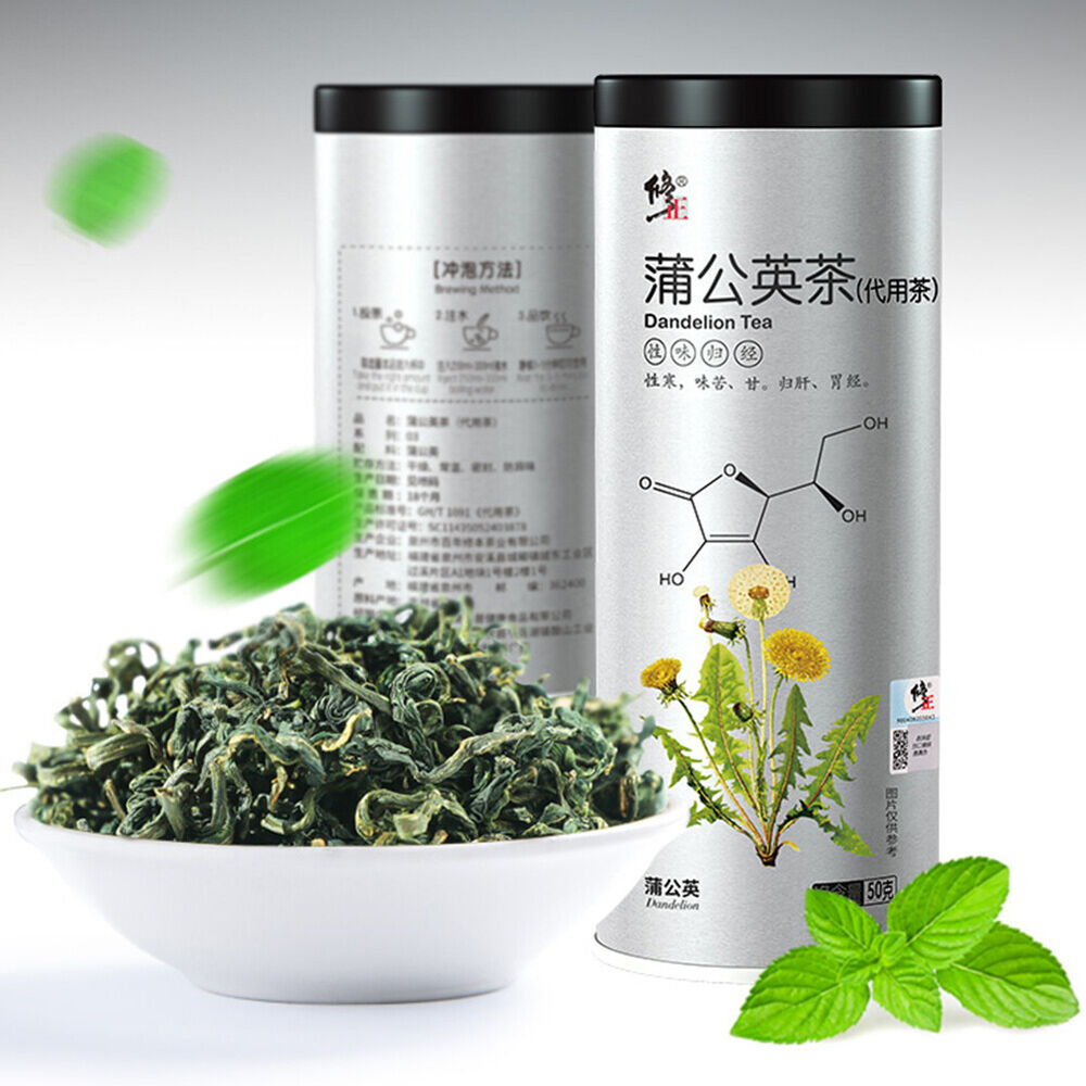 Chinese Dandelion Herbal Tea Natural and Healthy Dandelion Tea 手工炒制叶通婆婆丁茶 蒲公英茶