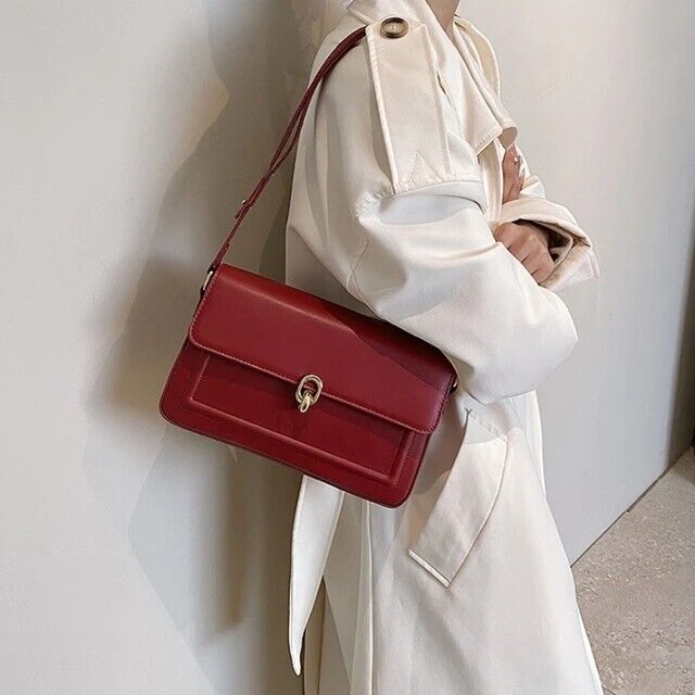 Women's Classic Vintage Handbag Leather Shoulder Bag Luxury Quality Retro Gift