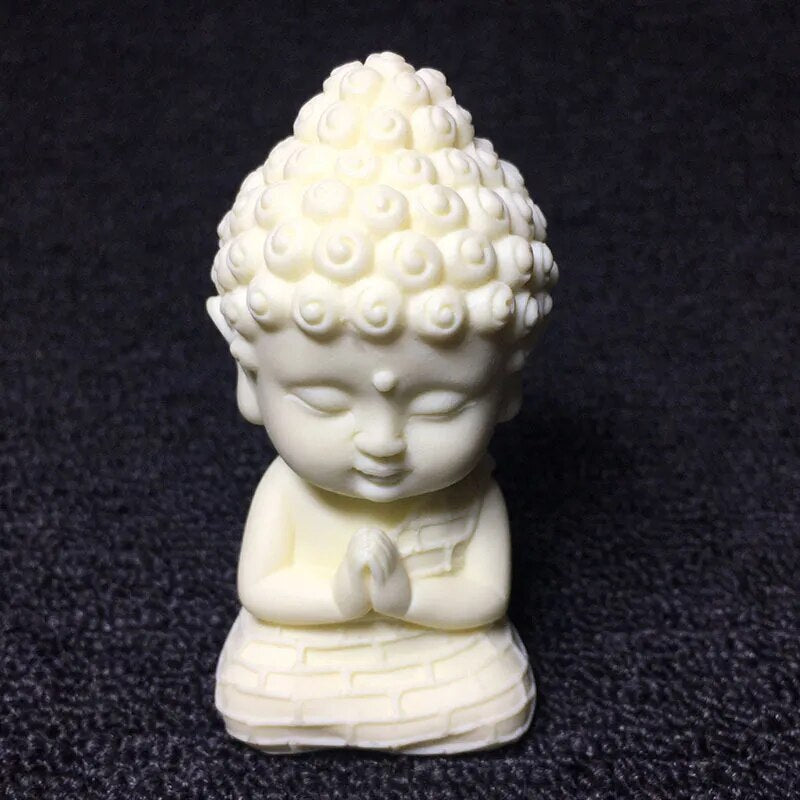New Q Version Lotus Tathagata Buddha Carved Buddha Statue Cute Character Model