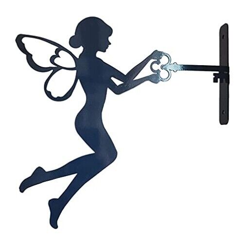 Metal Art Fairy (Black) for Tree,Wall Mounting Metal Art Fairy Metal Wall Art
