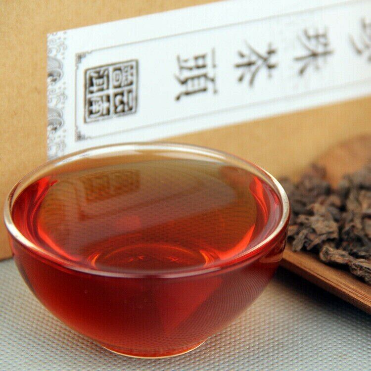 Muzhi Pearl Lao Cha Tou Shu Puer Tea Mini Old Ripe Puer Tea 200g