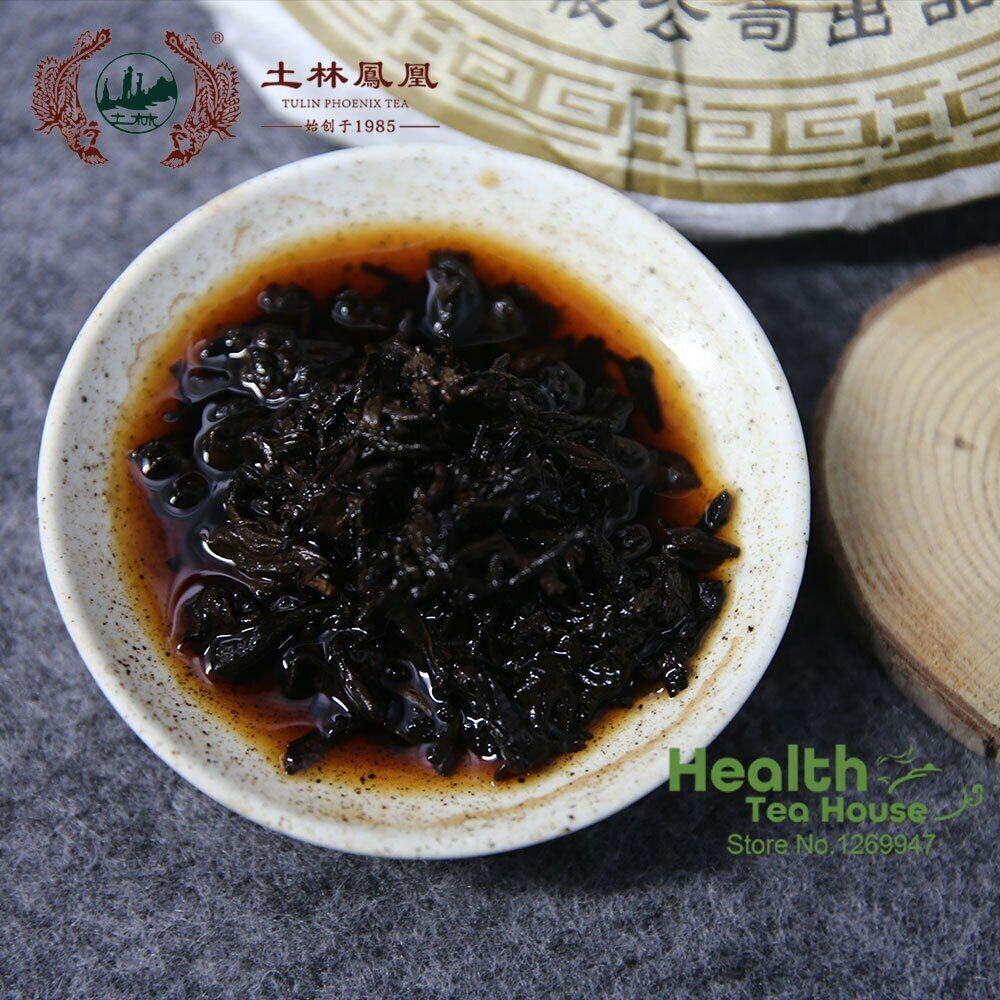 2011 TuLin Phoenix Shu Puerh Tea Ancient Tree Round Ripe Puer Tea 357g