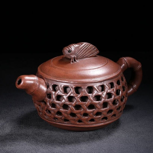 Chinese Yixing Purple Clay Teapot Tea Set Pot Zisha Ceramic Cute Decor Figurine