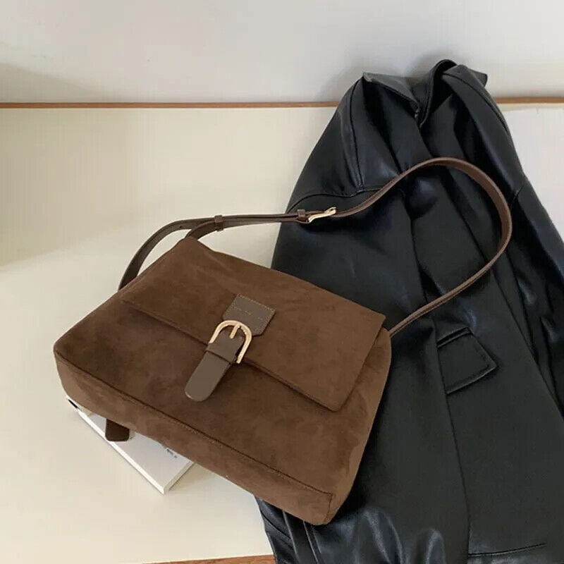 Bag Women 2023 Suede One Shoulder Crossbody Bag