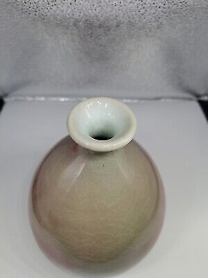 Collection Chinese Jun Porcelain Vase Home Decorative Bottle Kiln china Ge Guan