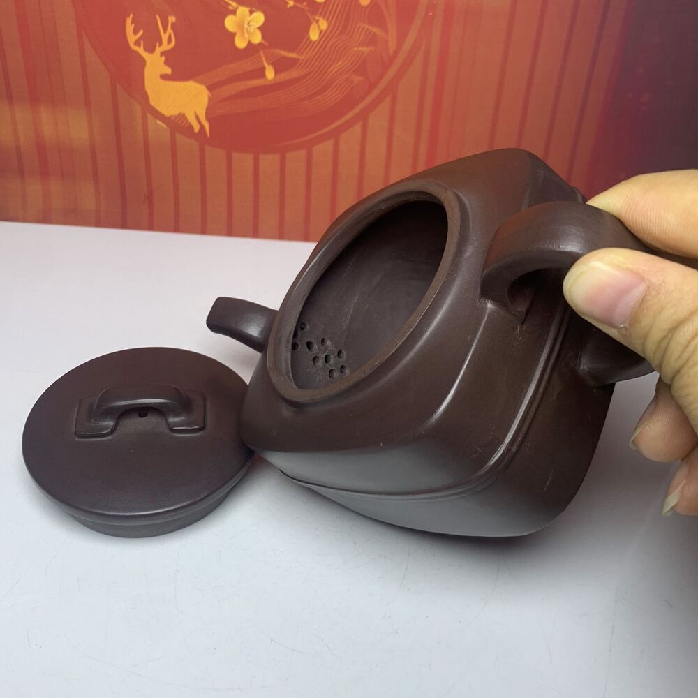 Vintage Chinese Yixing Purple Clay Teapot Zisha Ceremony Fashion Teaware Collect
