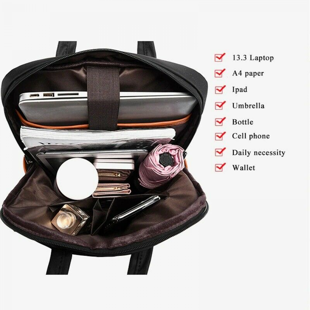 Girl Women Waterproof Anti-theft Travel Backpack Rucksack Laptop School Bag