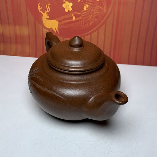 Chinese Yixing Purple Clay Teapot Zisha Ceramic Orchid Teaware Collection Rare