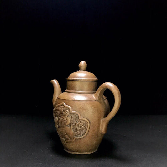 vintage chinese yixing purple clay teapot zisha ceremony teaware collection rare