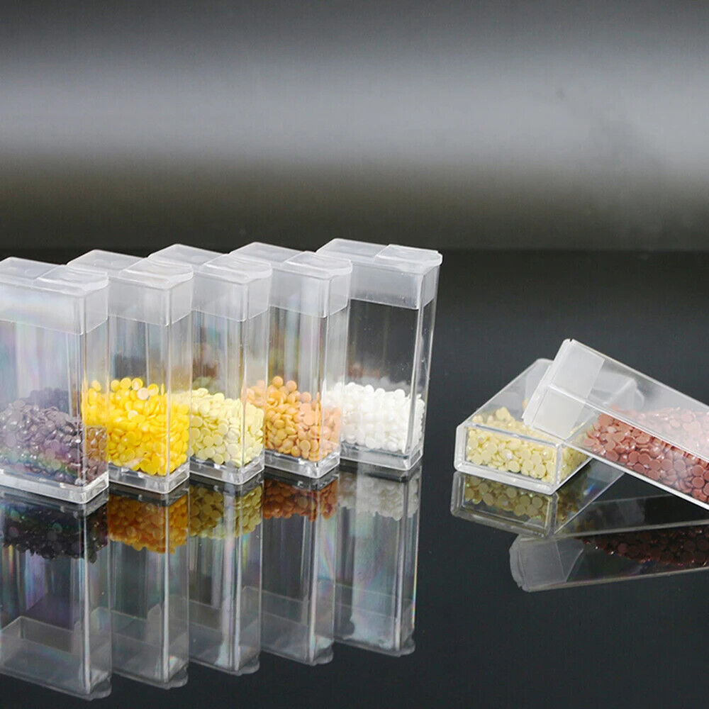 140 Grids Diamond Painting Storage Box Square Bottle Beads Storage Case