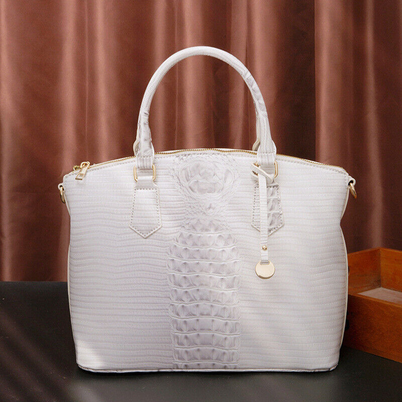 Women Patent Leather Crocodile Handbag Sling Satchel Tote Shoulder Bag Party Bag