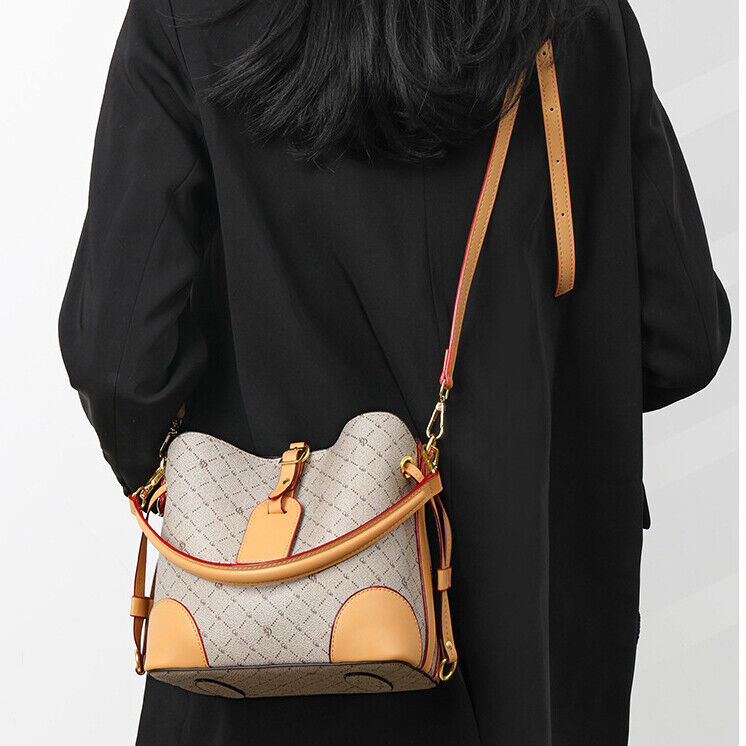 Classic Womne's Bucket Bag, Fashion Crossbody Shoulder Bags Elegant Handbags