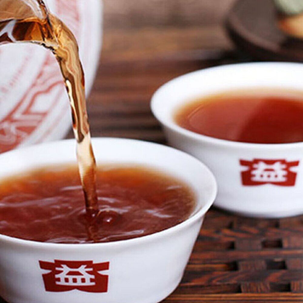 TAETEA Menghai 7572 Ripe Pu'er Chinese Tea Dayi Shu Puer Tea Cake 357g