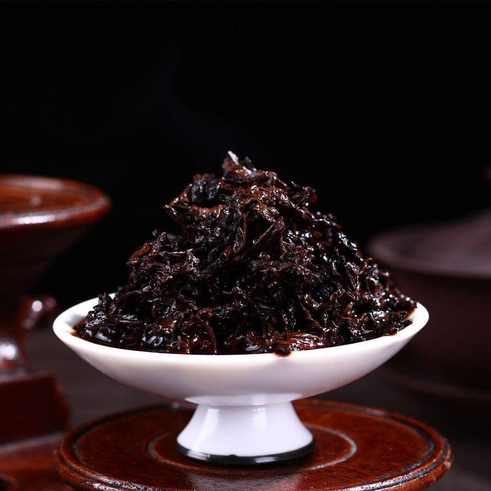 Puer Tea Cake Brown High Mountain Organic 200g Cooked Yunnan Ripe-