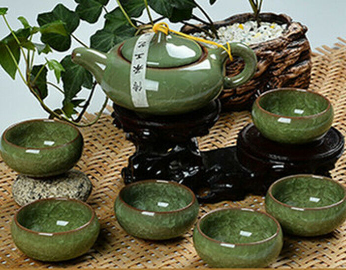 Ceramic Tea Set Drinkware Dehua Colorful Cup Chinese Kung Fu Tea Cup Tea Pot Set