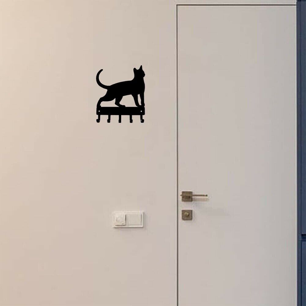 Cat Key Rack Decoration Wall Hanging Pendant Wall Art Home Decor Accessories