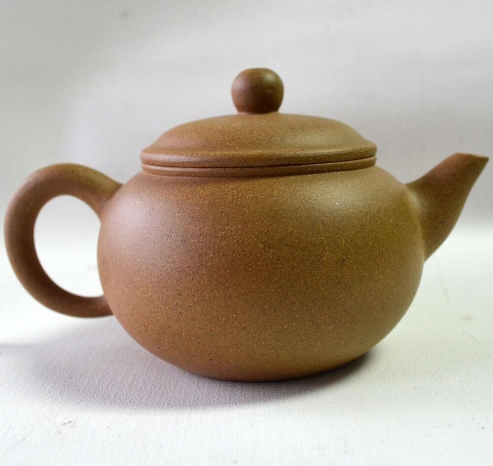 Yixing Teapot 5.4oz Yellow Huangduan Zisha Chinese Tea Pots (yellow gray)