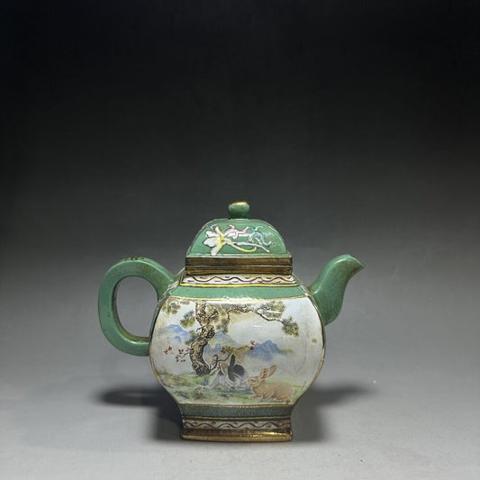 vintage chinese yixing purple clay teapot zisha ceremony teaware collection rare