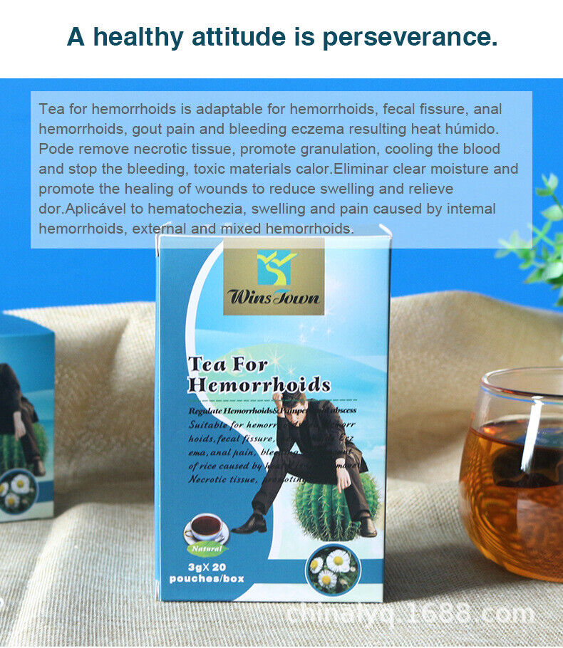 Tea for Hemorrhoids Anal Hemorrhoids Tea Healthy Drink 3g*20 bags/box