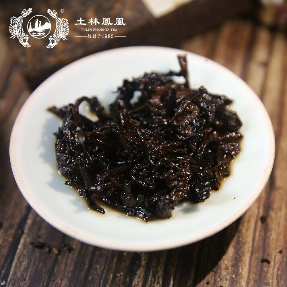 TuLin Fenghuang 2010 Yunnan Fenghuang Brand Shu Puer Tea Brick Ripe Puerh 100g