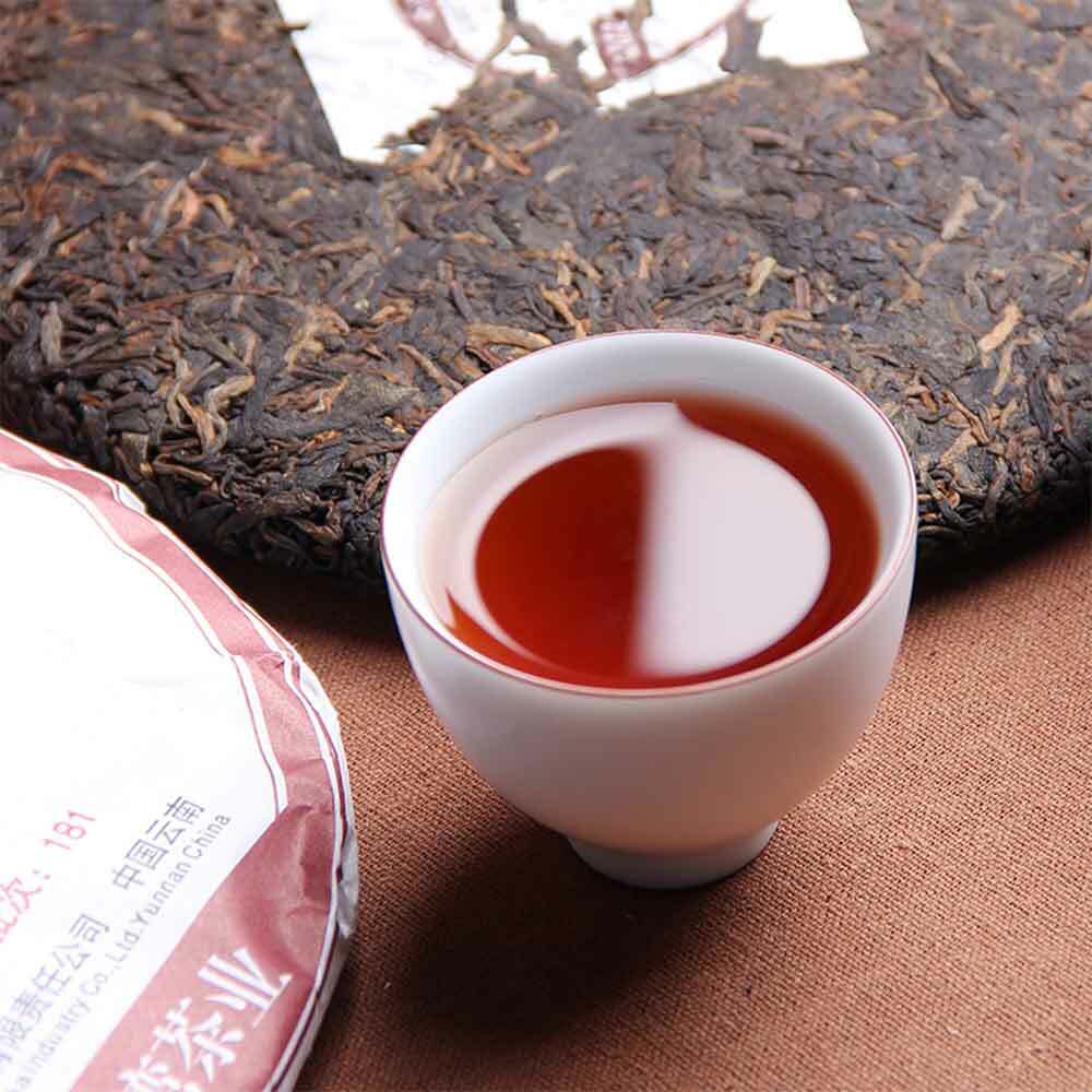 New! Lao Tong Zhi Old Comrade Ripe Puer Tea Cake HaiWan yr 9978 (batch 211)