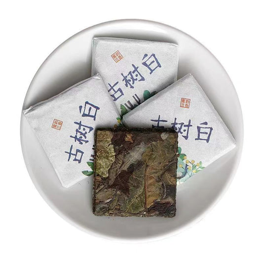 250g Mini Pu'er Tea Brick Yunnan White Puerh Raw Tea Pu-erh Green Tea Benefits