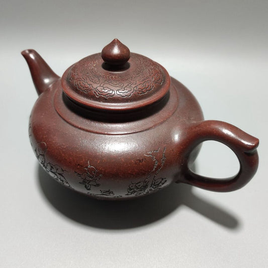Vintage Chinese Yixing Purple Clay Teapot Zisha Ceremony Teaware Collection Rare