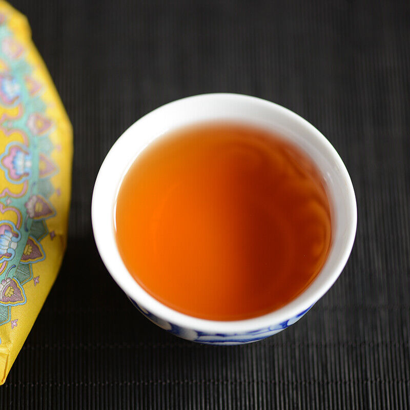 CHINATEA Brand Jin Hao Yu Lian Pu-erh Tea Cake 357g Ripe Palace Pu'er Tea