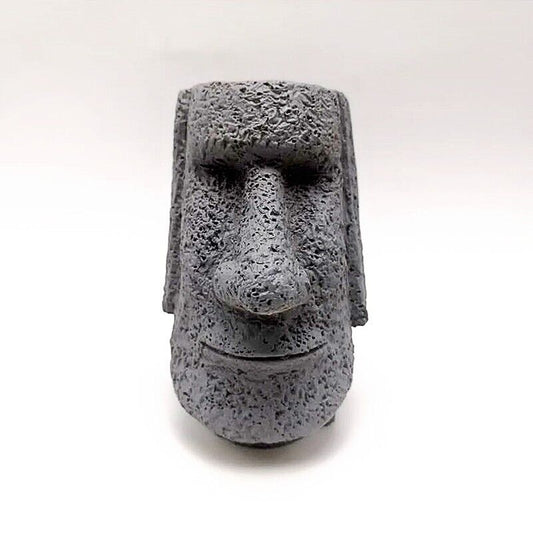 Silicone Easter Island Statue Mold Candle Soap Making Concrete Crafts Mould Tray