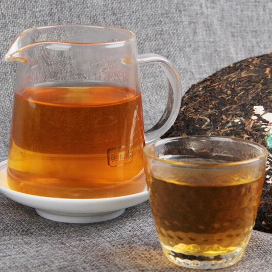 400g Yunnan Old Pu'er Cha Tea Healthcare Organic Big Leaf Pu-erh Green Tea Cake-