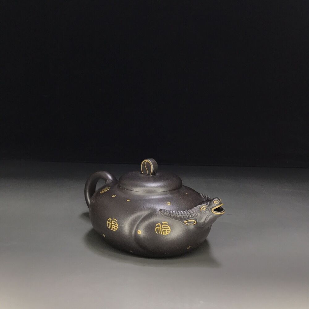 vintage chinese yixing purple clay teapot zisha ceremony teaware collection rare