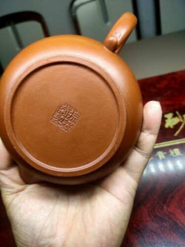 Chinese Yixing Zisha Clay Handmade Exquisite Teapot(佛韵 底款:徐汉棠)