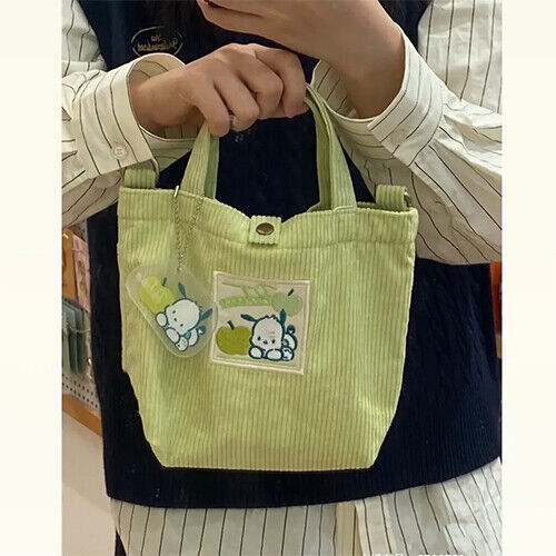 Pochacco Autumn Winter Plush Bag Anime Large Capacity Handbag Tote Girls Gifts