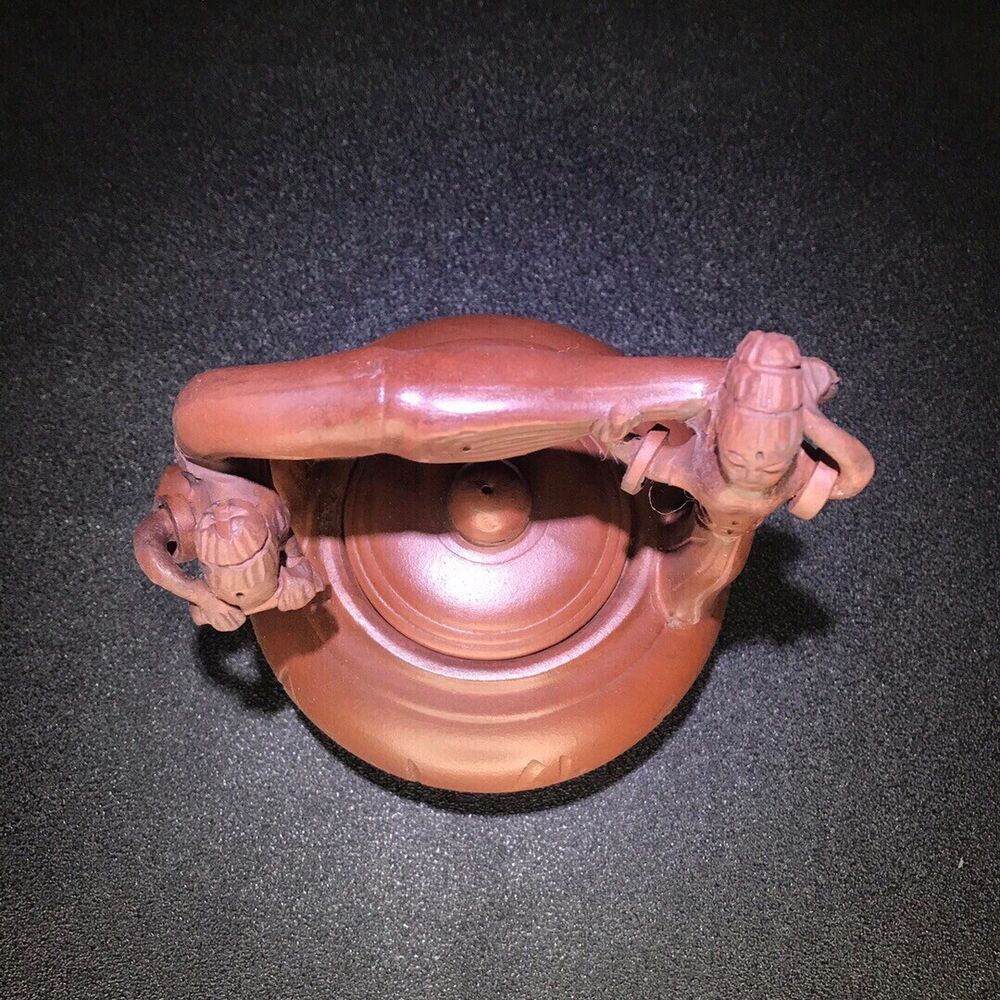 vintage chinese yixing purple clay teapot zisha ceremony teaware collection rare